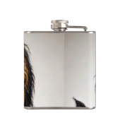 Angry Lion Flachmann (Rückseite)