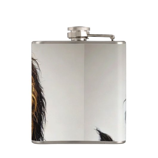 Angry Lion Flachmann (Rückseite)