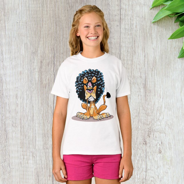 Angry Lion Girls T - Shirt (Von Creator hochgeladen)