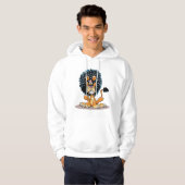 Angry Lion Mens Hoodie (Vorne ganz)