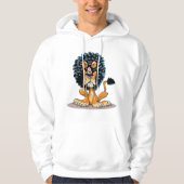 Angry Lion Mens Hoodie (Vorderseite)