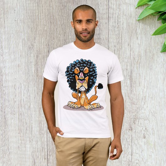 Angry Lion Mens T - Shirt