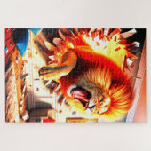 Angry Lion Puzzle (Horizontal)