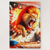 Angry Lion Puzzle (Vertikal)