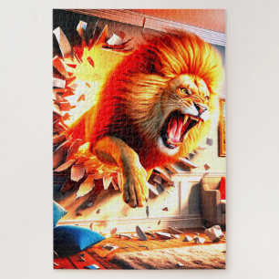 Angry Lion Puzzle