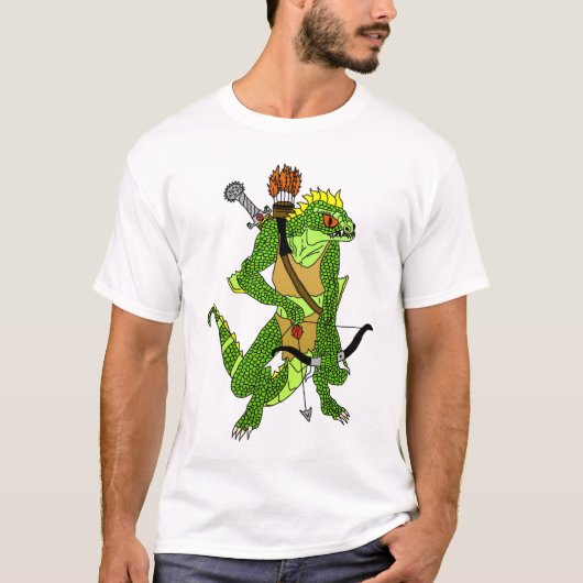 Angry Lizardman T - Shirt (Vorderseite)