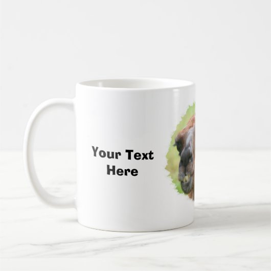 Angry Llama Coffee Spaß Funny Kaffeetasse (Links)