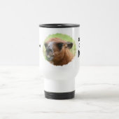 Angry Llama Coffee Spaß Funny Reisebecher (Mittel)