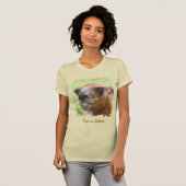 Angry Llama Face Personalized T-Shirt (Vorne ganz)