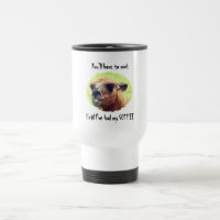 Angry Llama Wait Till Coffee Humor