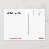 Angry Looking Bird mit Ihrem Satz Postkarte (Rückseite)