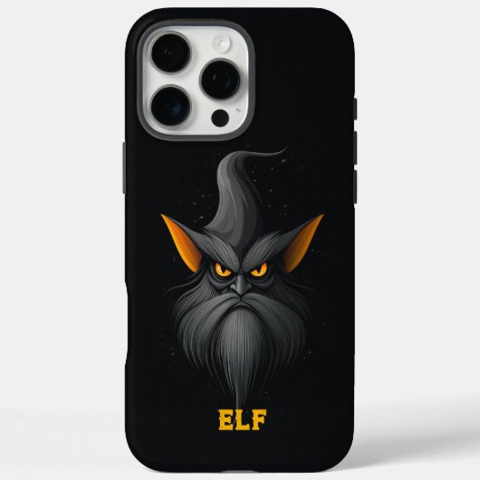 Angry Magical Elf Black Case-Mate iPhone Hülle (Rückseite)