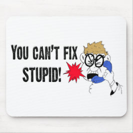 Angry Man on Phone Spaß Mousepad