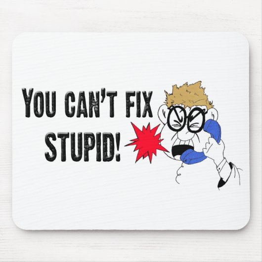 Angry Man on Phone Spaß Mousepad (Vorne)