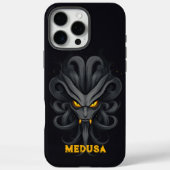 Angry Medusa Black Case-Mate iPhone Hülle (Rückseite)