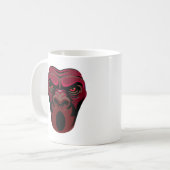 Angry Monkey Face Kaffeetasse (Vorderseite Links)