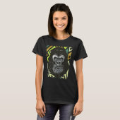 Angry Monkey Gorilla Face T-Shirt (Vorne ganz)