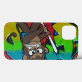 Angry Monkey Graffiti Ipad Fall Case-Mate iPhone Hülle (Rückseite (Horizontal))