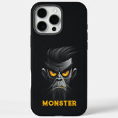Angry Monster Black Case-Mate iPhone Hülle (Rückseite)