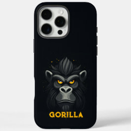 Angry Monster Black iPhone 16 Pro Max Hülle