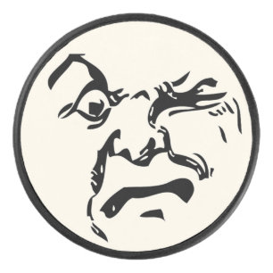 ANGRY MOON EISHOCKEY PUCK