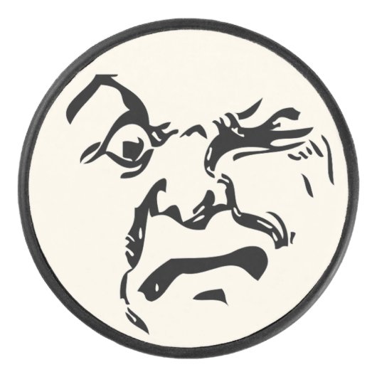 ANGRY MOON EISHOCKEY PUCK (Vorderseite)