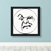 ANGRY MOON LEINWANDDRUCK (Insitu (Holzboden))