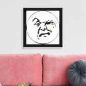 ANGRY MOON LEINWANDDRUCK (Insitu (Wohnzimmer))