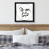 ANGRY MOON LEINWANDDRUCK (Insitu (Schlafzimmer))