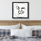 ANGRY MOON LEINWANDDRUCK (Insitu (Schlafzimmer))