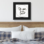 ANGRY MOON LEINWANDDRUCK (Insitu (Schlafzimmer))