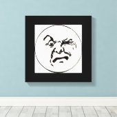 ANGRY MOON LEINWANDDRUCK (Insitu (Holzboden))