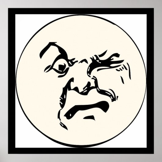 ANGRY MOON POSTER (Vorne)