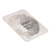 Angry Moon Premium Magnet (Rechte Seite)