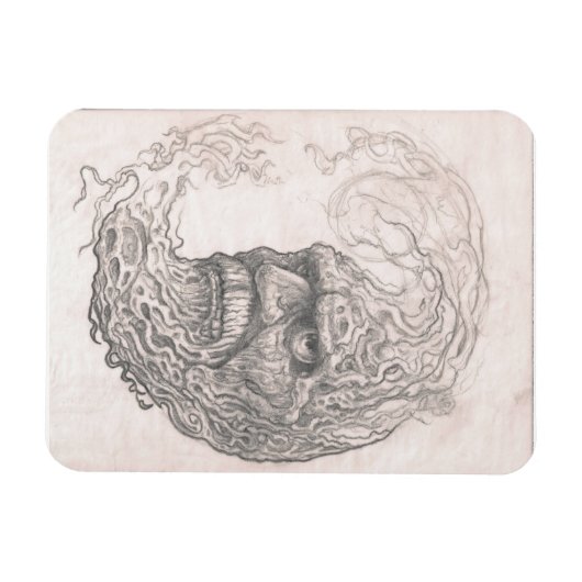 Angry Moon Premium Magnet (Horizontal)