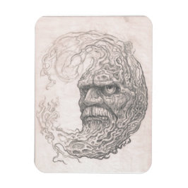 Angry Moon Premium Magnet