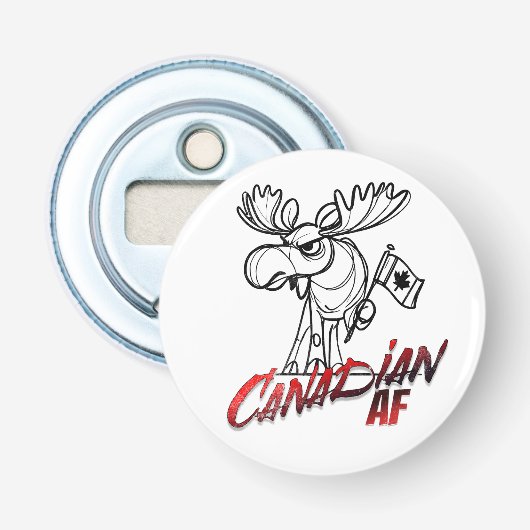 Angry Moose Canadian AF Flaschenöffner (Vorderseite)