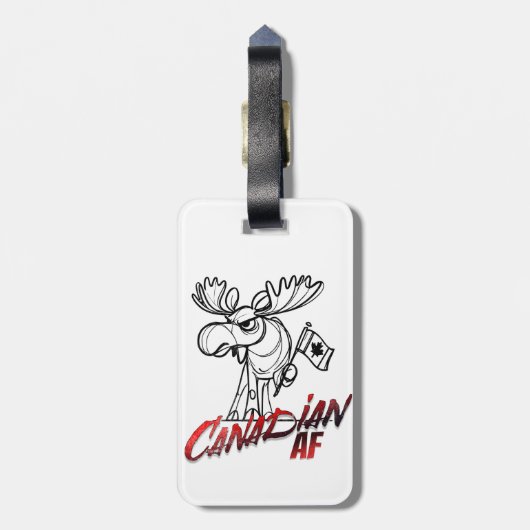 Angry Moose Canadian AF Gepäckanhänger (Rückseite vertikal)