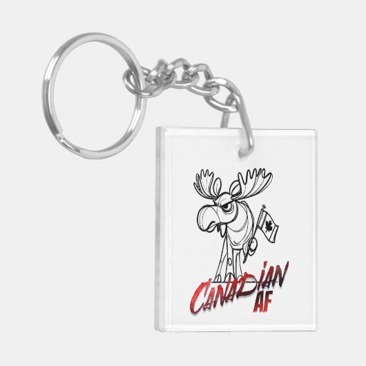 Angry Moose Canadian AF Schlüsselanhänger (Vorderseite links)