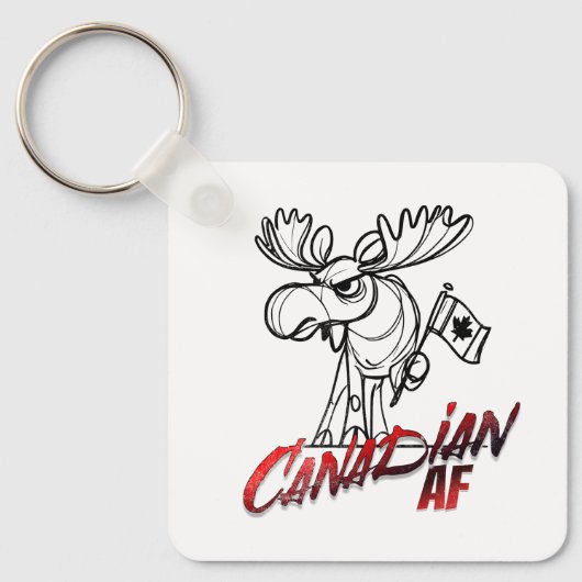 Angry Moose Canadian AF Schlüsselanhänger (Vorderseite)