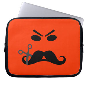 Angry Mustache angepasster Laptop-Ärmel Laptopschutzhülle
