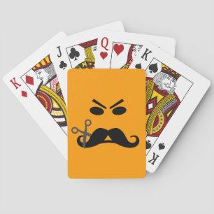 Angry Mustache benutzerdefinierte Spielkarten