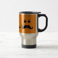 Angry Mustache benutzerdefinierte Tasse