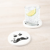 Angry Mustache benutzerdefinierter Untersetzer (Seite)