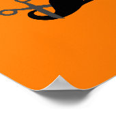 Angry Mustache benutzerdefiniertes Poster (Ecke)