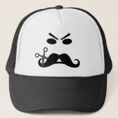 Angry Mustache hat - Farbe wählen Truckerkappe (Vorderseite)
