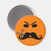Angry Mustache Magnet (Vorderseite/Rückseite)