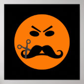 Angry Mustache Poster (Vorne)