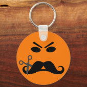 Angry Mustache Schlüsselkette Schlüsselanhänger (Vorderseite)