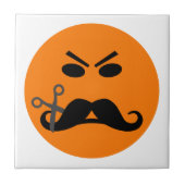 Angry Mustache tile Fliese (Vorderseite)